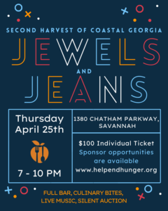 Jewels and Jeans event flyer and info.