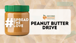 Image to promote Second Harvest's Peanut Butter Drive