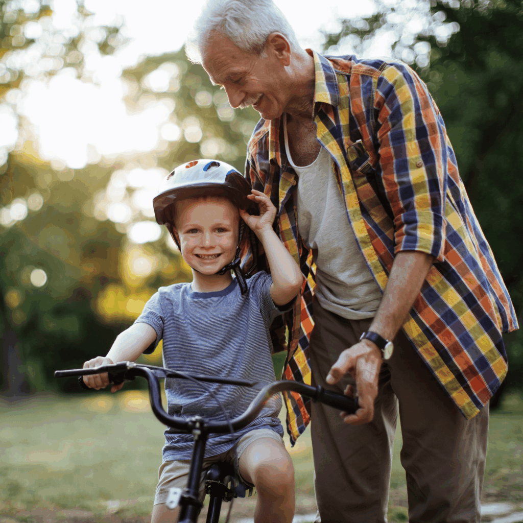 Grandparent and grandchild