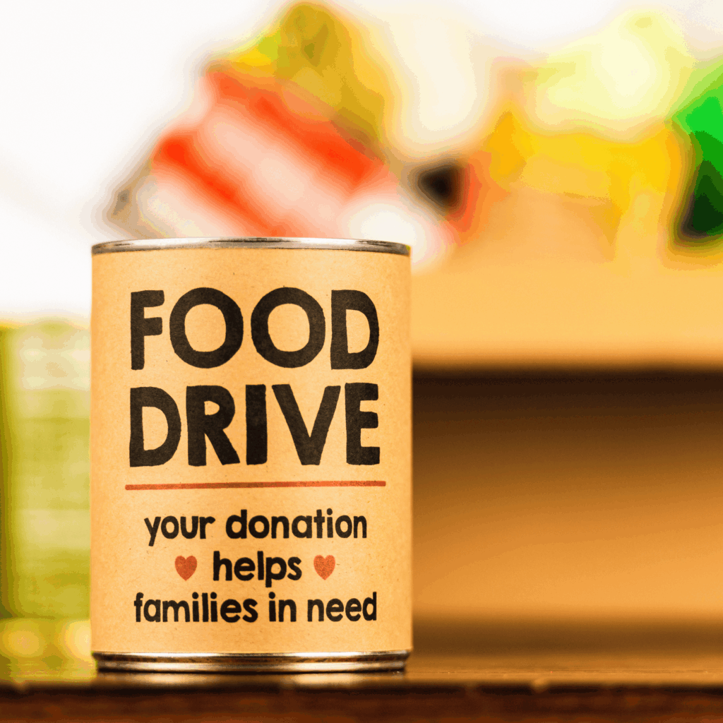 food drive can